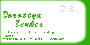 dorottya benkes business card